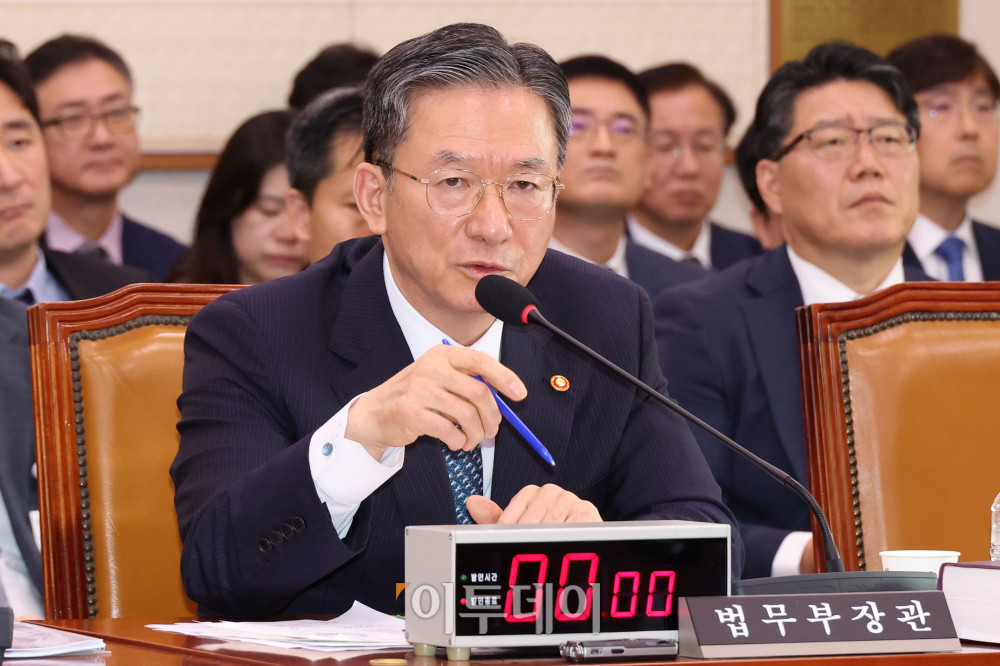 ▲ 정성호 법무부 장관. 고이란 기자 photoeran@