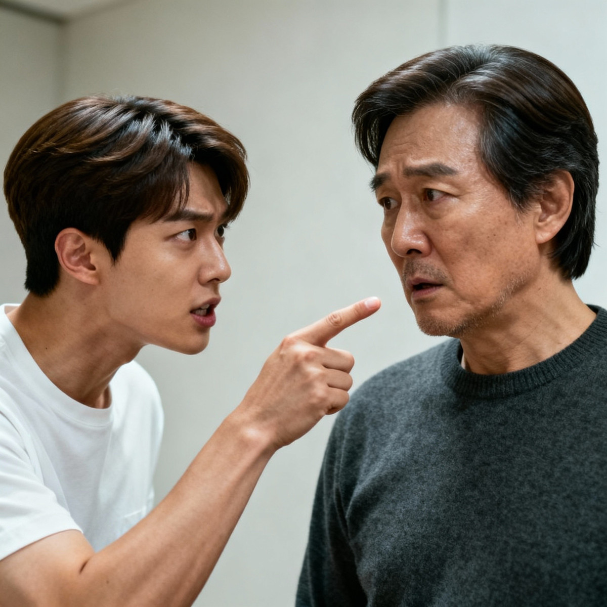 ▲퍼플렉시티가 세대 갈등을 표현하는 이미지를 생성했다. (임유진 기자·퍼플렉시티)