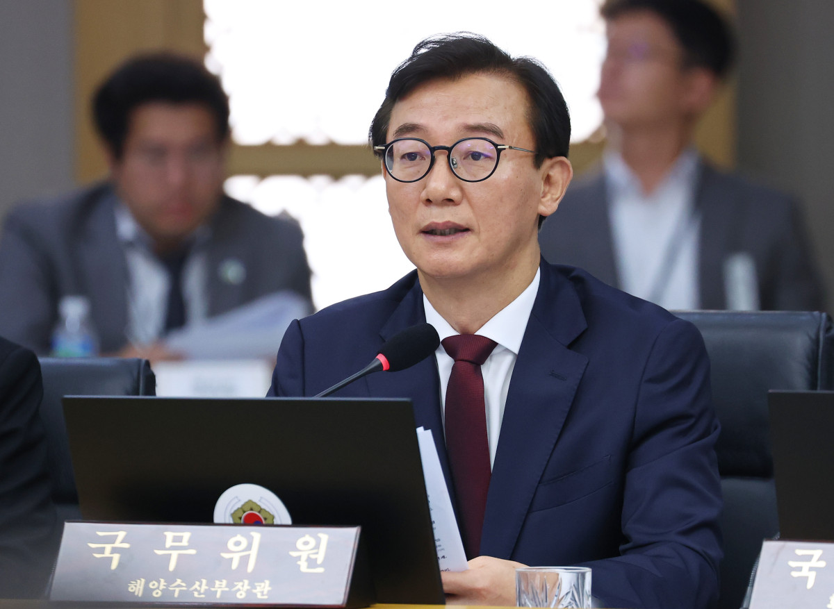 ▲전재수 해양수산부 장관이 16일 정부세종청사에서 열린 제42회 국무회의에서 발언하고 있다. (연합뉴스)