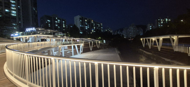 ▲당현마루 달빛브릿지에서 바라본 모습. (사진제공=노원구)