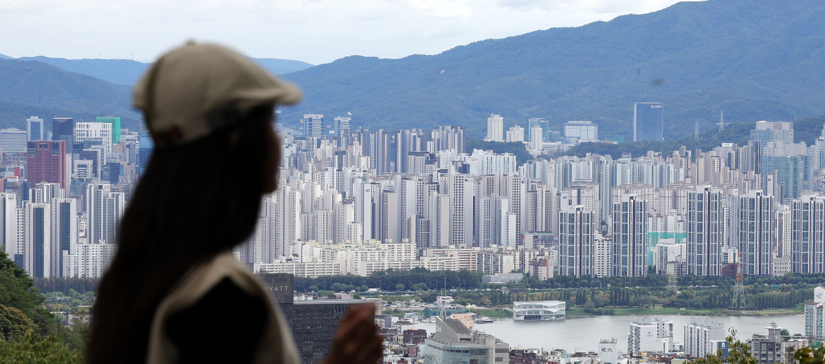 ▲서울 중구 남산에서 서울 시내 아파트 모습이 보이고 있다. (사진=뉴시스)