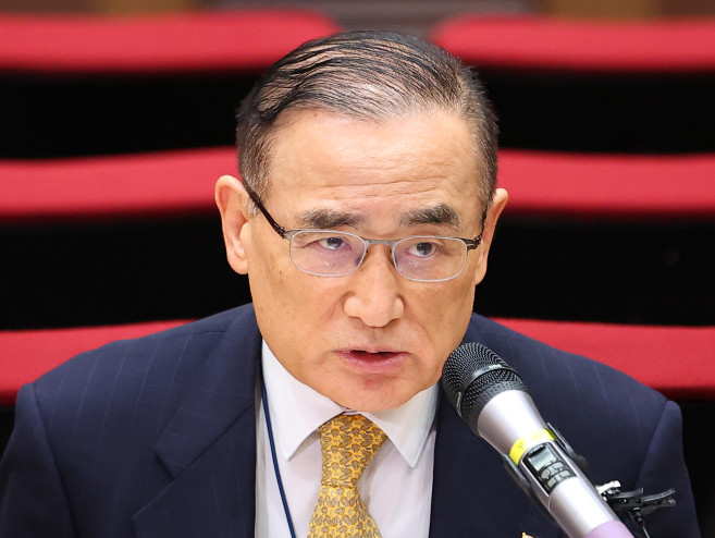 ▲위성락 국가안보실장이 15일 용산 대통령실에서 캄보디아에서 발생한 한국인 대상 납치·감금 범죄 대응 현황 관련 브리핑을 하고 있다.  (연합뉴스)