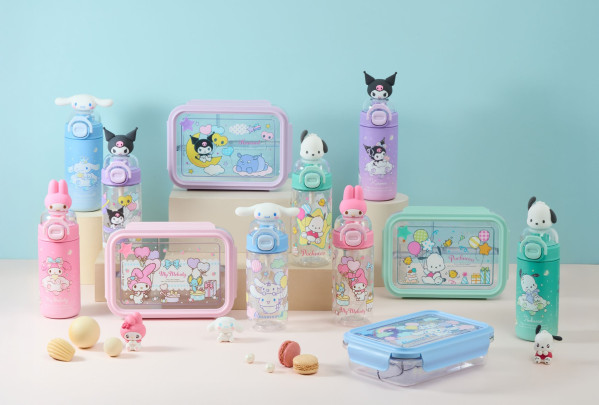 ▲'스쿨핏 산리오캐릭터즈 텀블러·보틀·도시락 3종'. (사진제공=락앤락 )