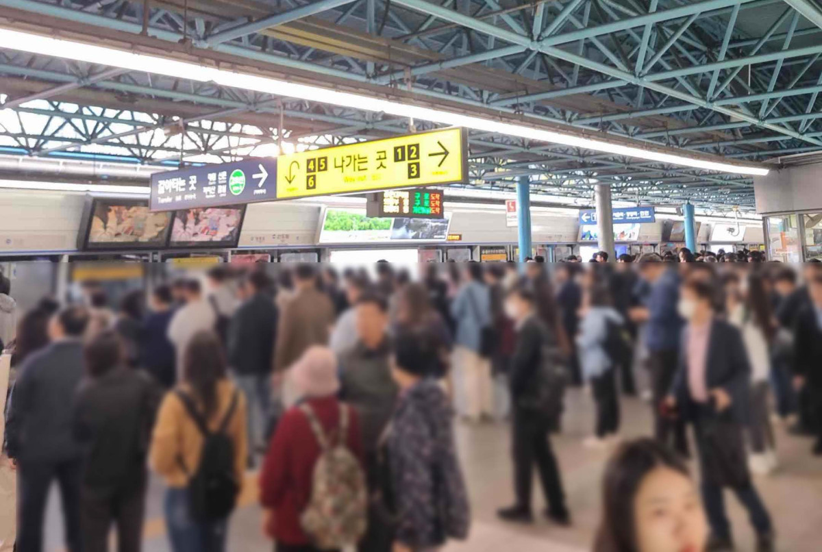 ▲서울 지하철 역사 내부 모습. (이투데이DB)