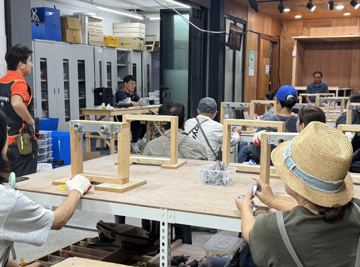 ▲마을매니저 대상 집수리 아카데미 실습교육 사진. (사진제공=서울시)