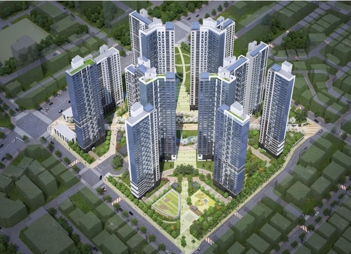 ▲가락극동아파트 재건축 조감도. (사진제공=롯데건설)