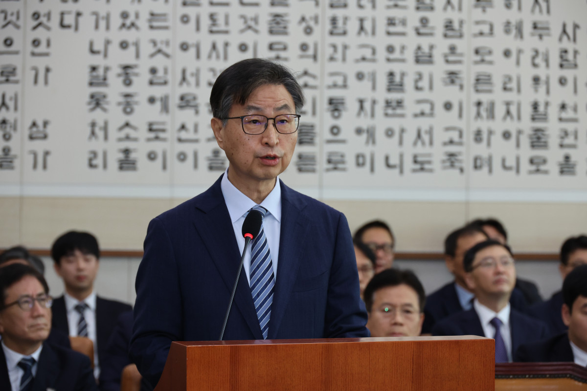 ▲최재해 감사원장이 16일 오전 서울 여의도 국회에서 열린 법제사법위원회 국정감사에서 업무보고를 하고 있다. 2025.10.16.  (뉴시스)