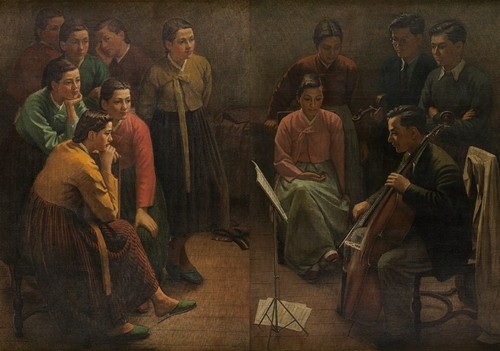 ▲김인승의 '봄의 가락', 한국은행 화폐박물관 홈페이지 화면 캡처