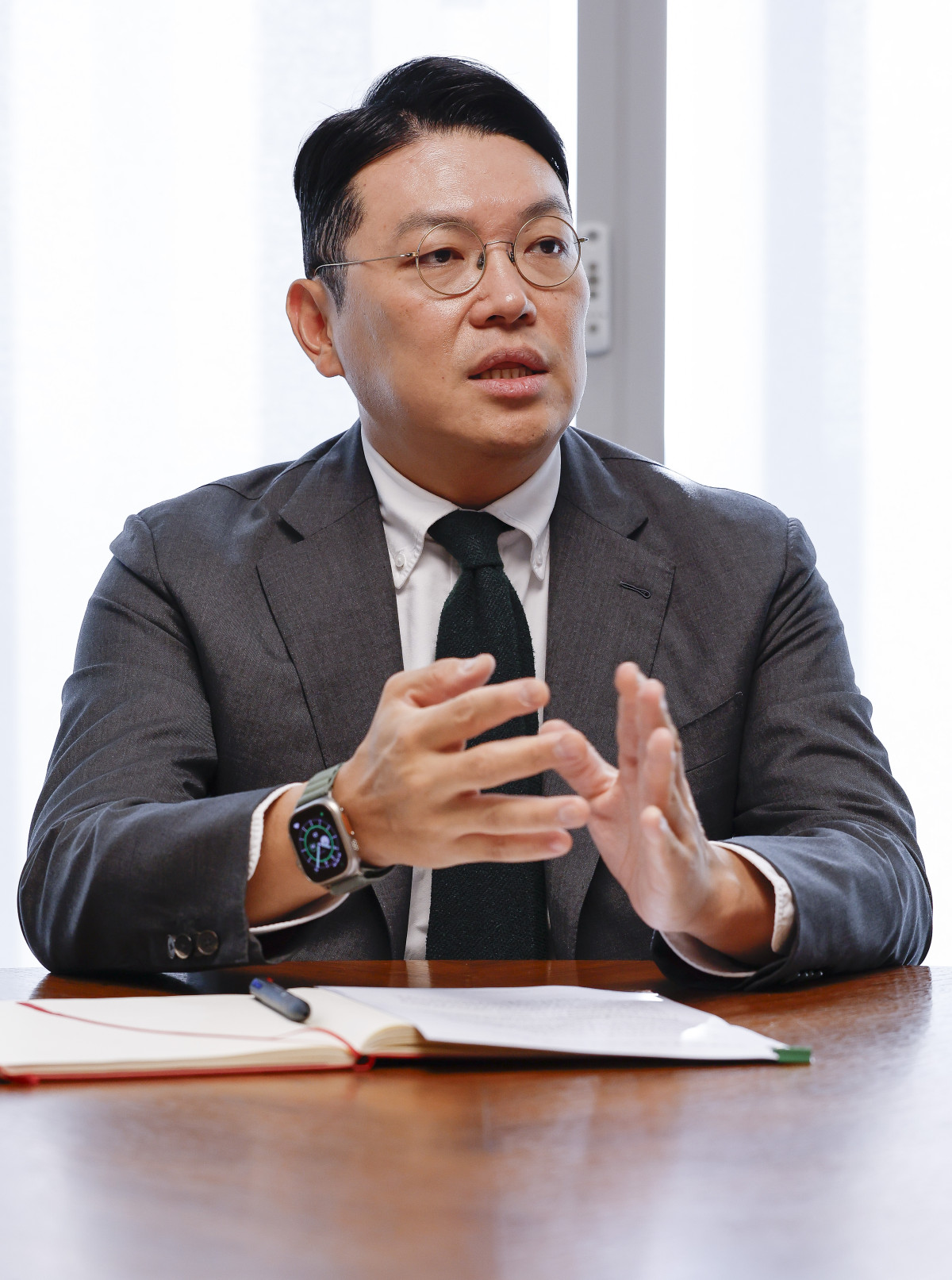 ▲홍준혁 삼일회계법인 Deals M&A 파트너가 23일 서울 용산구 삼일회계법인에서 이투데이와 인터뷰를 하고 있다. 조현호 기자 hyunho@