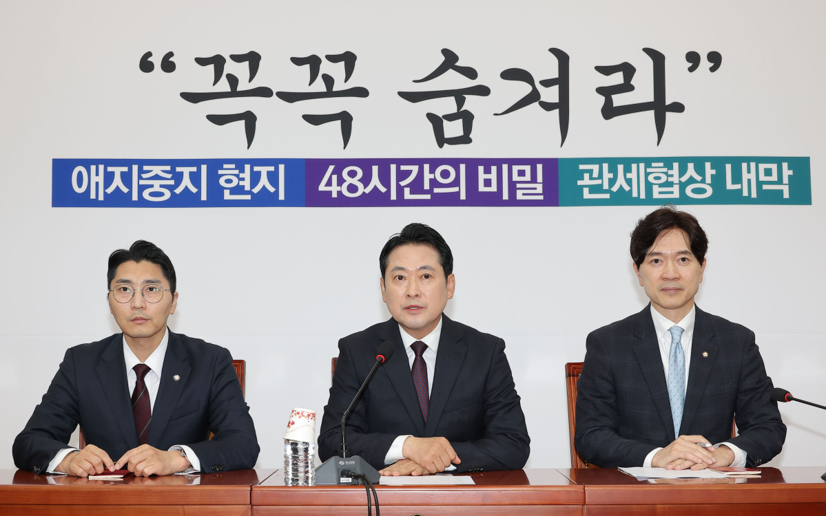 ▲국민의힘 장동혁 대표가 17일 서울 여의도 국회에서 기자간담회를 하고 있다. 2025.10.17 (연합뉴스)