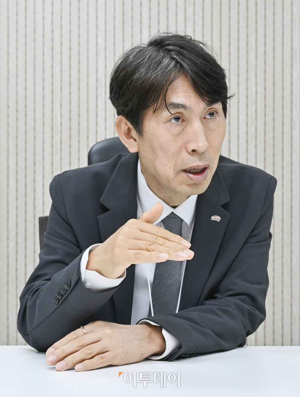 ▲이만기 유웨이 교육평가연구소장 겸 부사장이 15일 경기 성남시 유웨이 판교 본사에서 이투데이와 인터뷰를 하고 있다. 조현호 기자 hyunho@ (이투데이DB)
