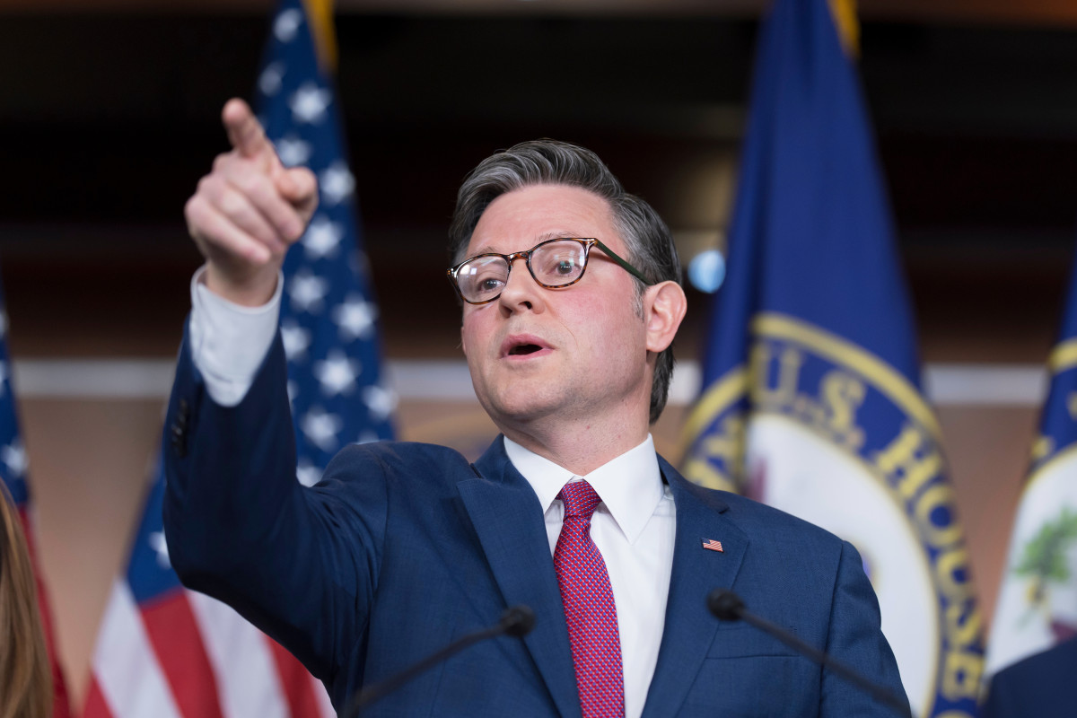 ▲공화당 소속 마이크 존슨 미 하원의장. (AP연합뉴스)