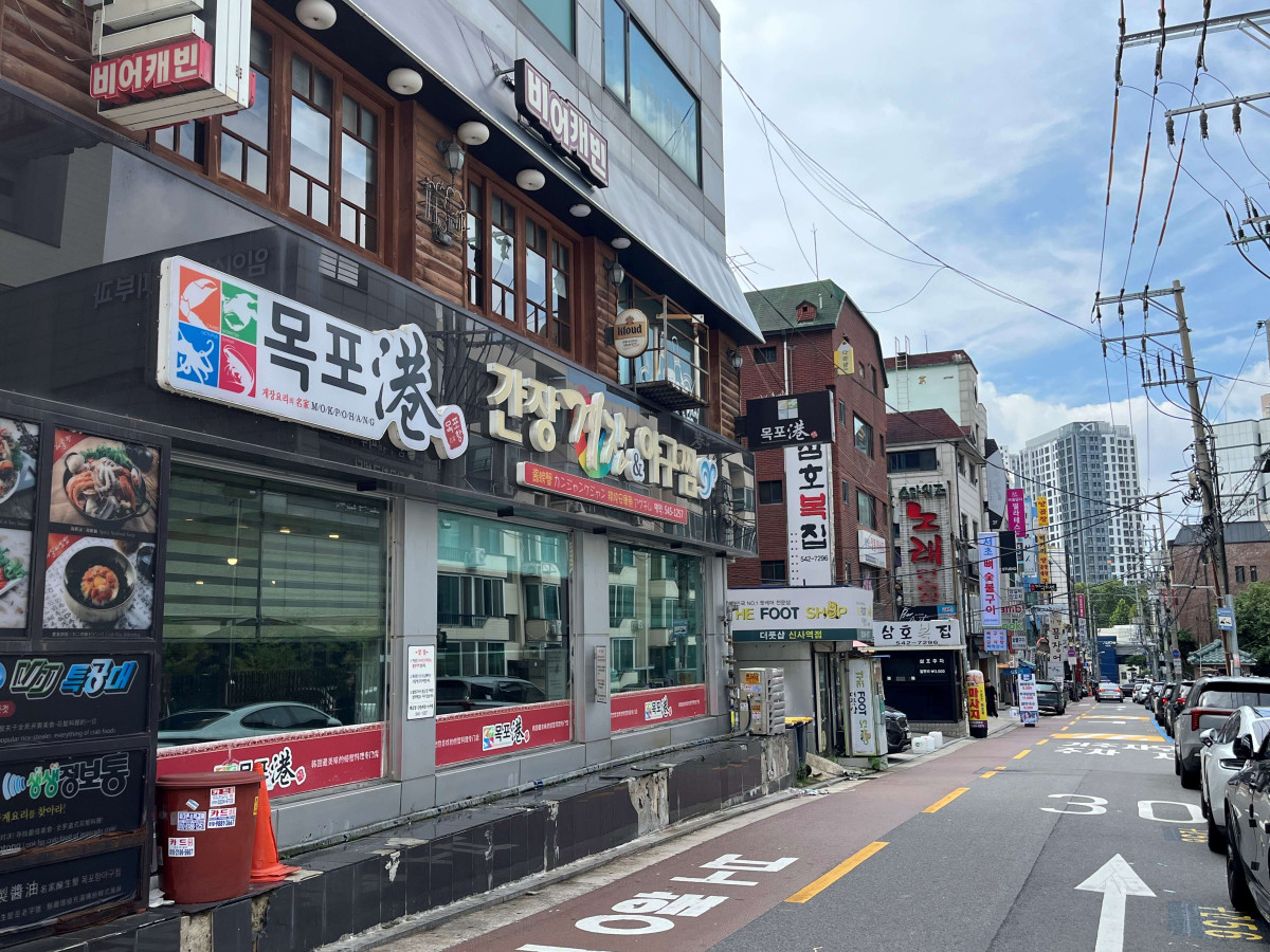 ▲간판개선사업 대상지 (서초구청)