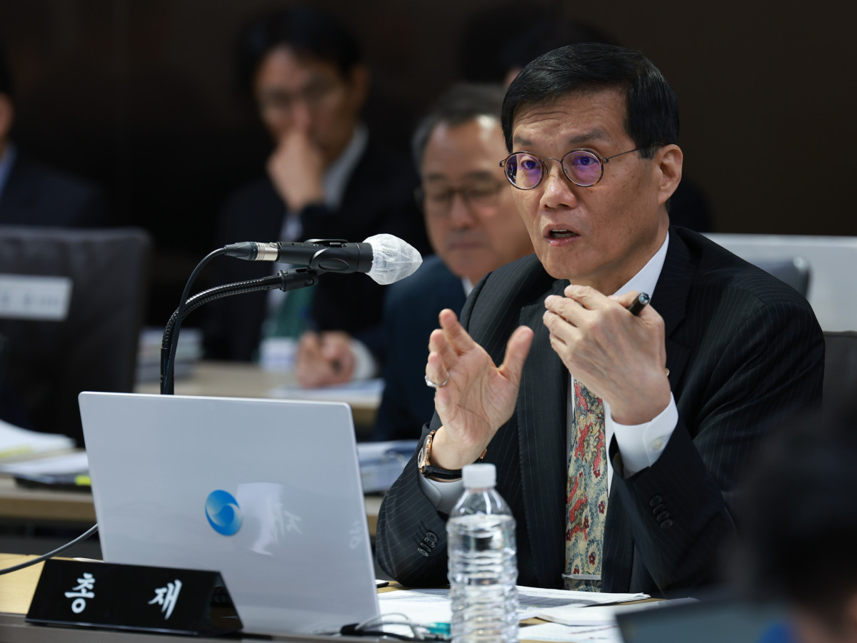 ▲이창용 한국은행 총재가 20일 서울 중구 한국은행에서 열린 국회 기획재정위원회의 한국은행에 대한 국정감사에서 질의에 대한 응답을 하고 있다. (한국은행)