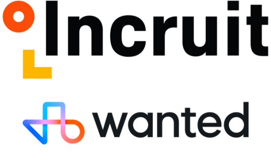 ▲인크루트와 원티드랩의 로고.