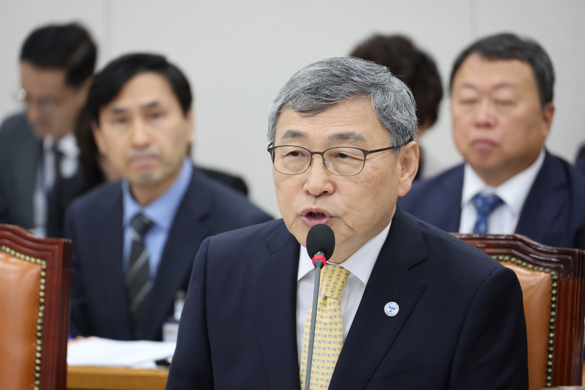 ▲정근식 서울시교육감이 20일 서울 여의도 국회에서 열린 교육위원회 국정감사에서 발언하고 있다.  (연합뉴스)