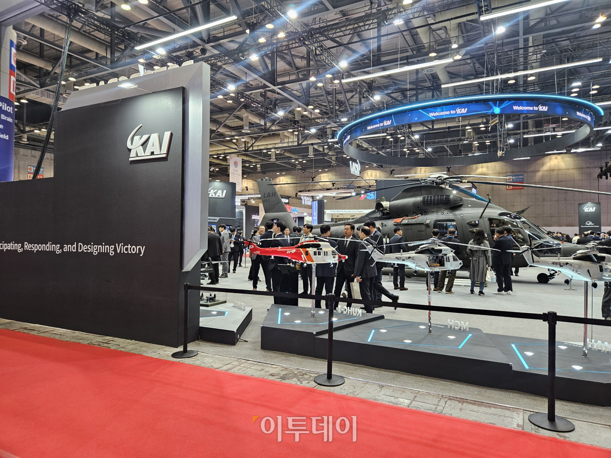 ▲KAI 부스. (정진용 기자 jjy@)