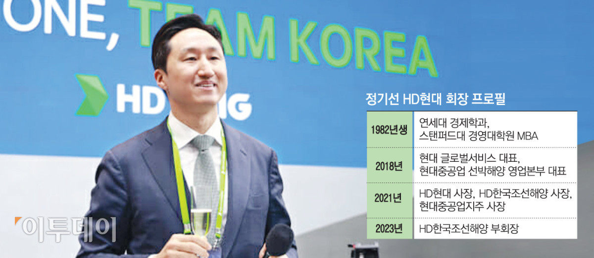 ▲정기선 HD현대 회장 프로필 (그래픽)