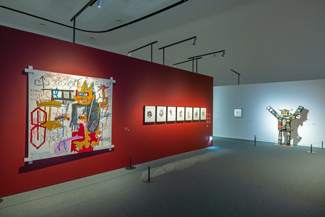 ▲바스키아 전시 전경. (사진제공=노루페인트)