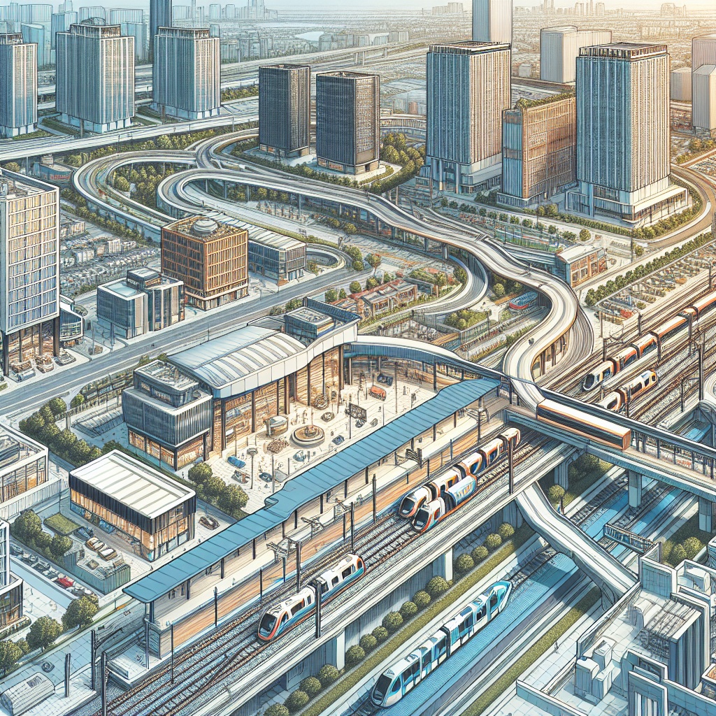 ▲수원 서부권 교통 인프라 확충의 핵심 사업이 본격 궤도에 오를 전망이다. (김재학 기자·오픈AI 달리)