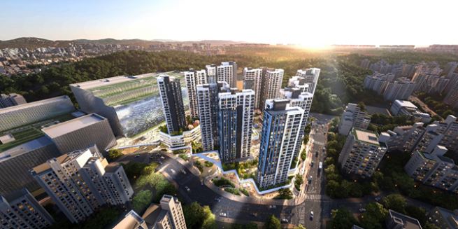 ▲신정동 도시첨단물류단지 개발사업 예상 조감도. (사진제공=서부티엔디)