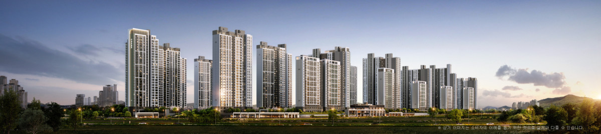 ▲'운정 아이파크 시티' 투시도 (HDC현대산업개발 제공)