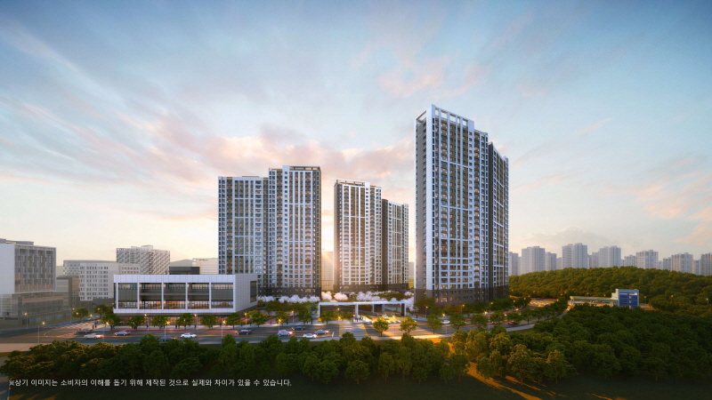 ▲‘김천혁신 동일하이빌 파크레인’ 투시도