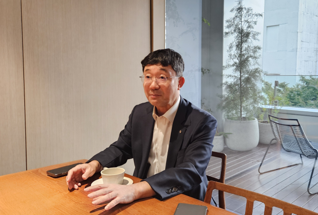 ▲22일 제 9대 PEF 협의회장에 선임된 박병건 대신PE 대표가 서울 중구에 위치한 대신파이낸셜센터에서 이투데이와 인터뷰를 하고 있다. @bird (출처=유한새 기자)