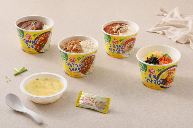 ▲오뚜기 컵밥 제품 (사진제공=오뚜기)