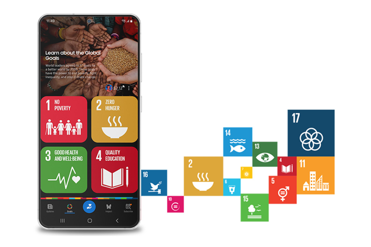 ▲삼성 글로벌골즈 앱 (사진제공=삼성전자)