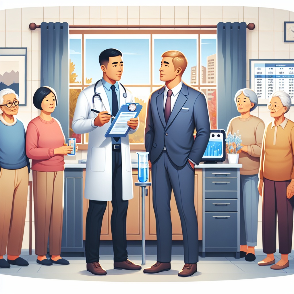 ▲수원 파장동 아파트 단지 공용주방에서 수질검사를 실시하는 이미지. (김재학 기자·오픈AI 달리)