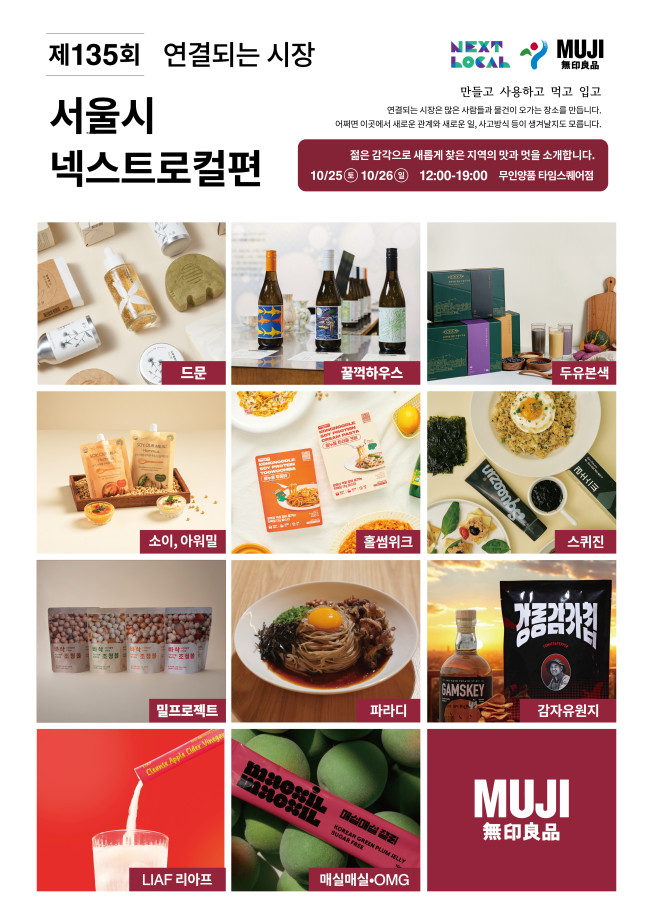 ▲서울시 넥스트로컬 '연결되는 시장' 포스터. (사진제공=서울시)