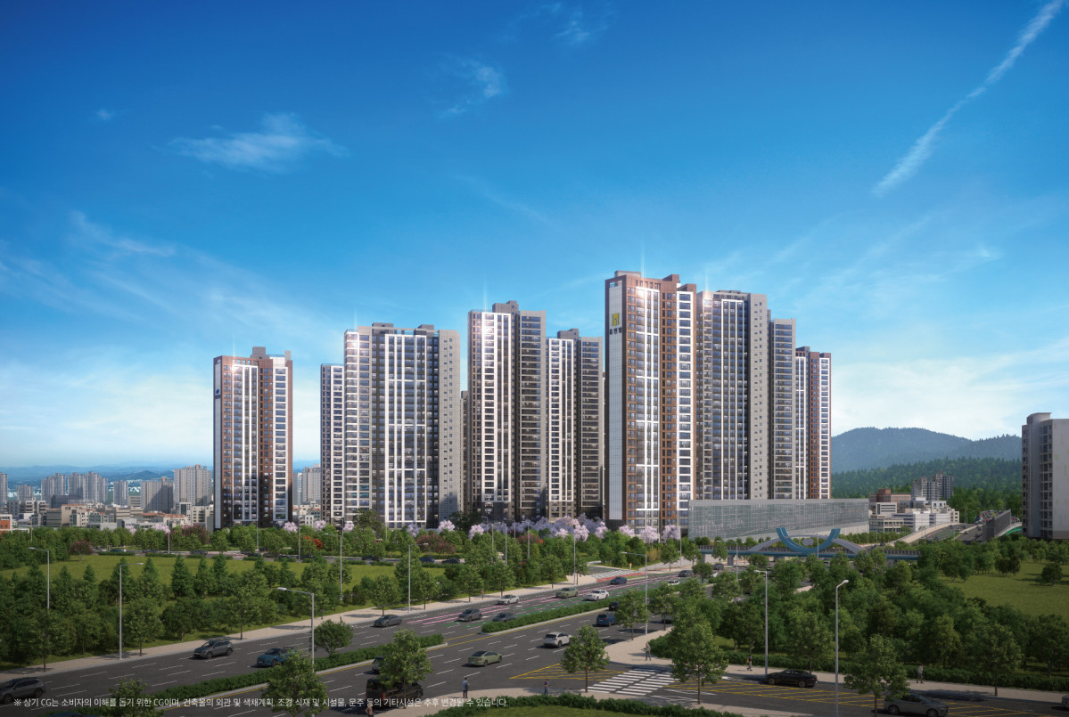 ▲천안 휴먼빌 퍼스트시티 투시도.  (사진제공=일신건영)