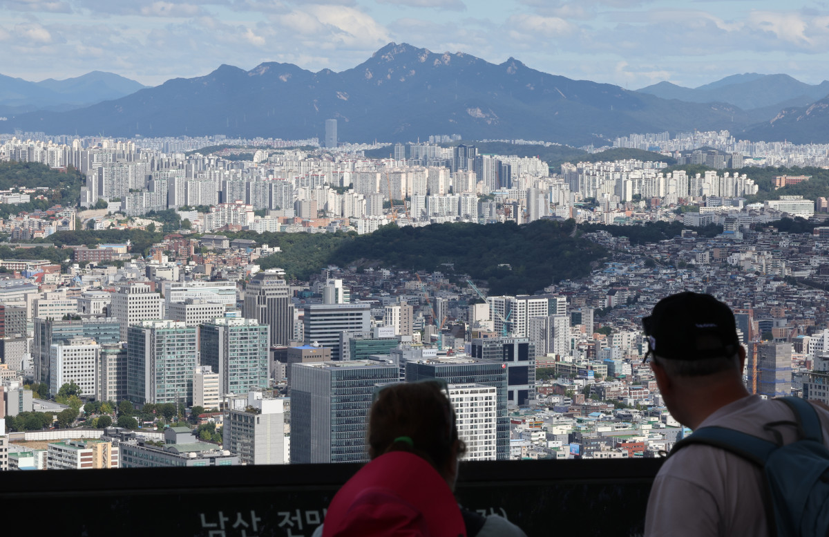 ▲서울 남산에서 바라본 강북 집합건물(아파트·다세대·연립·오피스텔) 모습. (연합뉴스)