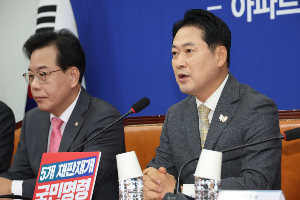 ▲국민의힘 장동혁 대표가 27일 서울 여의도 국회에서 열린 최고위원회의에서 발언하고 있다. 2025.10.27 (연합뉴스)