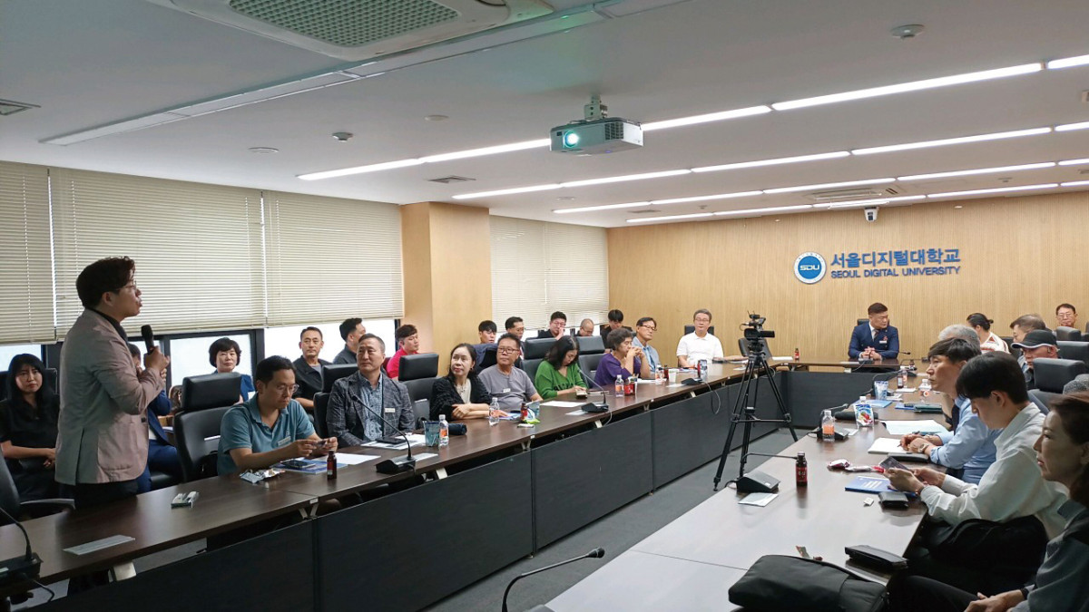 ▲서울디지털대학교 탐정학과 특강 모습.(최순호 교수)