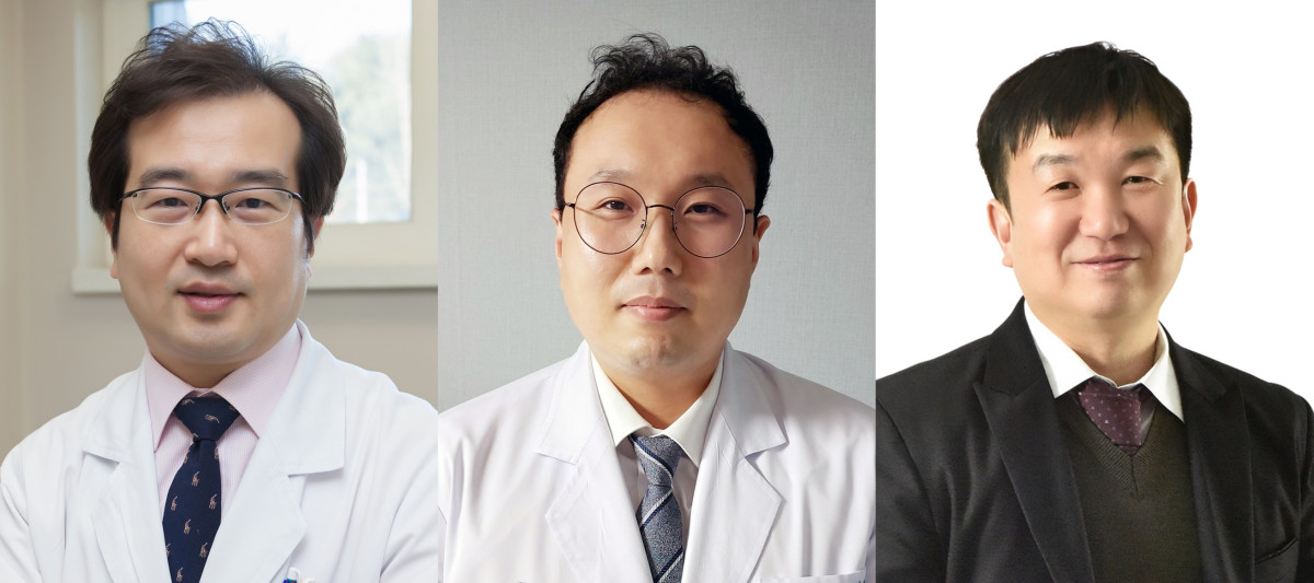 ▲(왼쪽부터)전재용 울산의대 서울아산병원 재활의학과 교수, 천화영 의공학연구소 박사, 윤현식 서울과학기술대학교 교수 (서울아산병원)