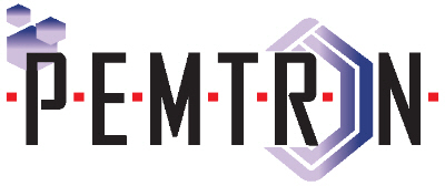 ▲28일 보도된 펨트론의 반도체 검사 장비 수주 소식과 관련해, 검정색과 보라색의 육각형 기하학 문양이 적용된 PEMTRON 로고가 배경 정보로 활용되고 있다.