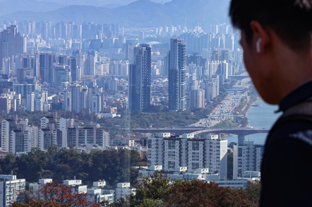 ▲서울 남산에서 바라본 아파트 단지. (연합뉴스)