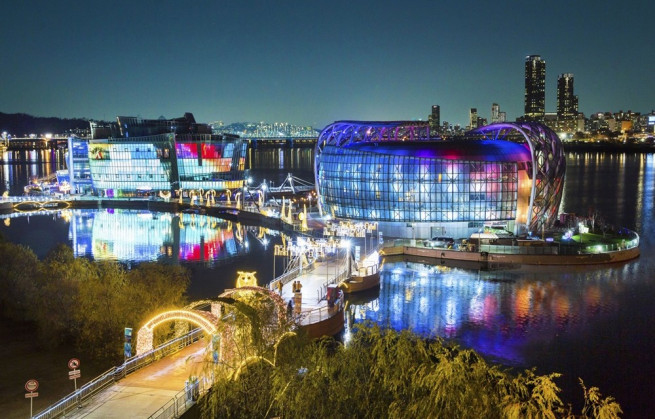 ▲서울 반포한강공원 '세빛섬' 전경. (사진제공=서초구)