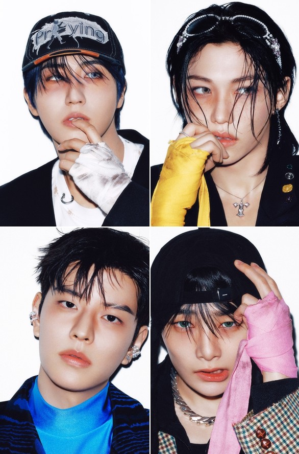 ▲스트레이 키즈 한-필릭스-승민-아이엔(사진제공=JYP엔터테인먼트)