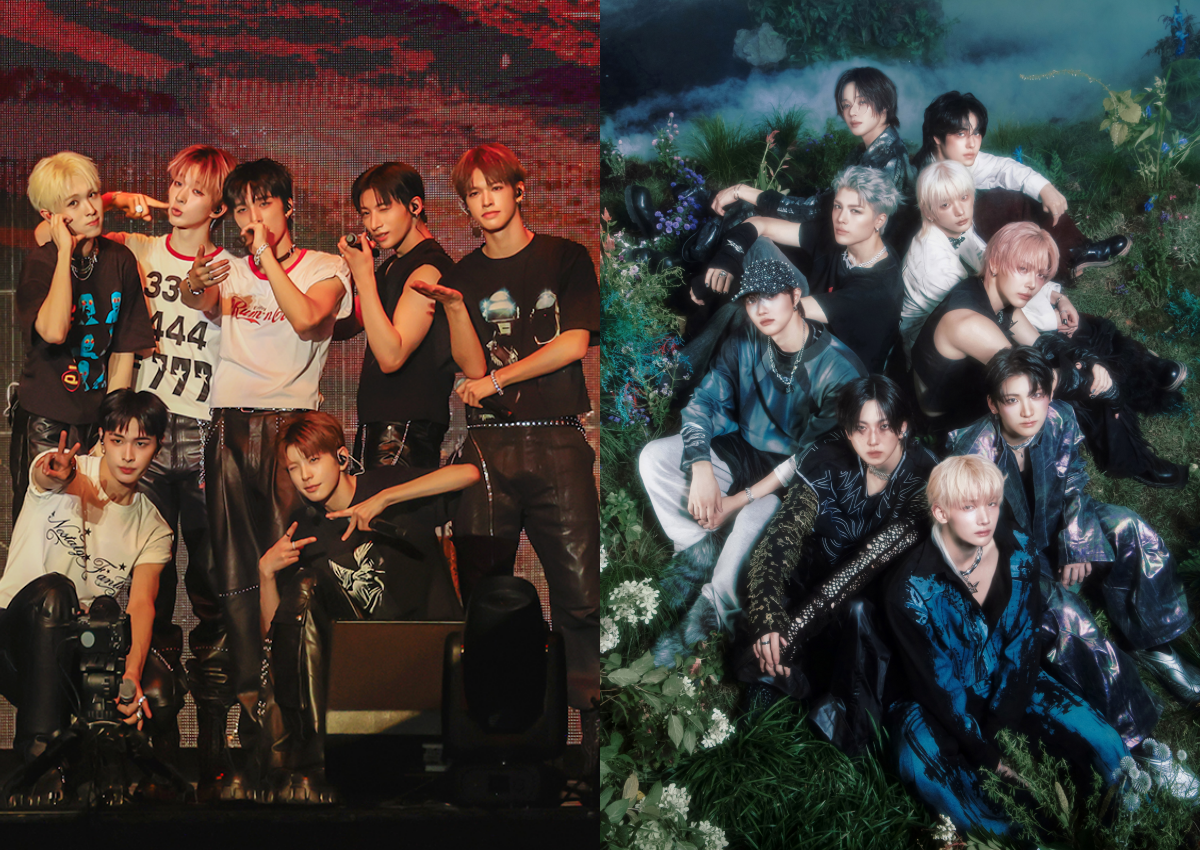 ▲그룹 넥스지(왼쪽), 앤팀. (사진제공=JYP엔터테인먼트, 하이브 레이블즈)