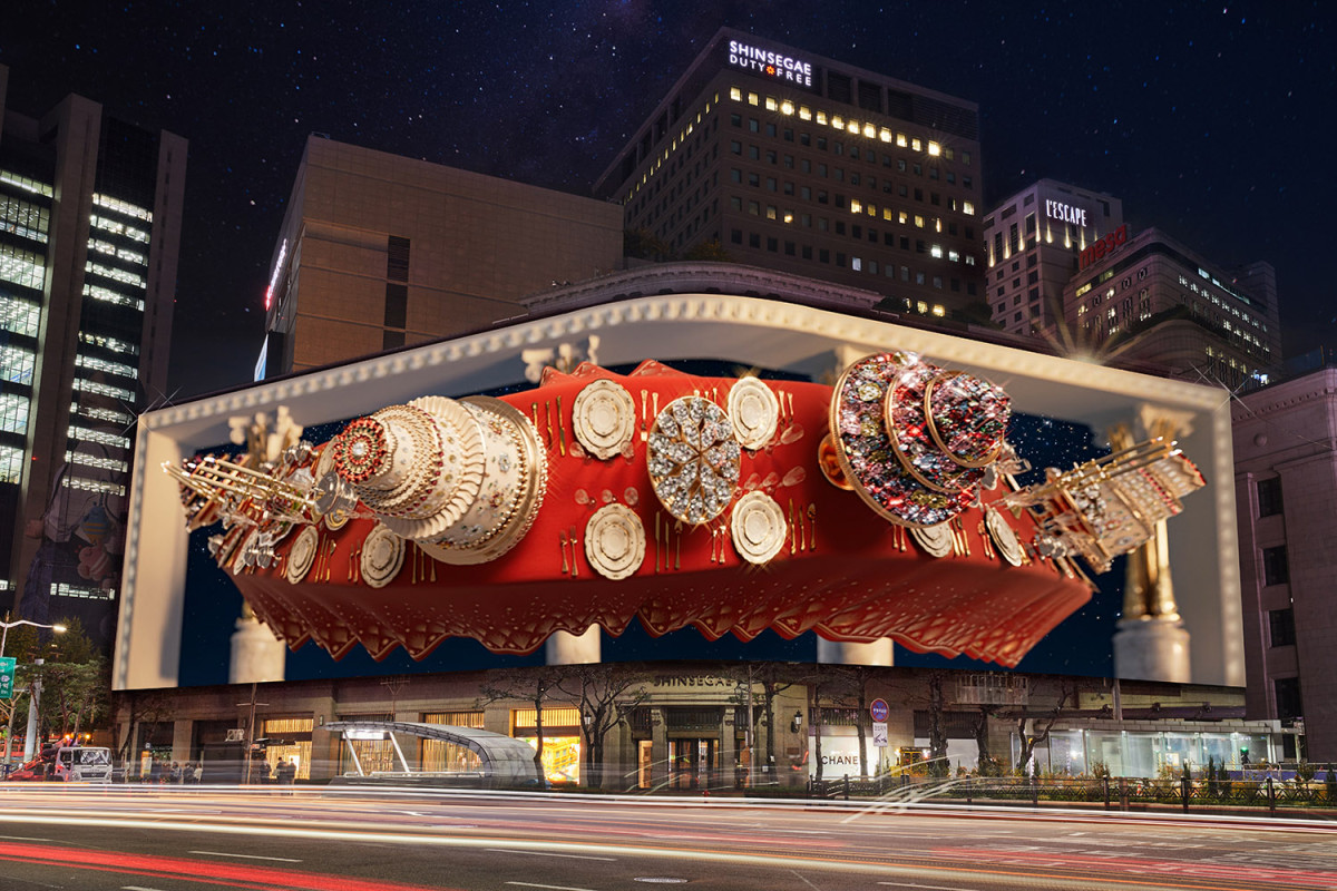 ▲신세계스퀘어 2025 크리스마스 영상 랜더링 이미지 (사진제공=신세계백화점)