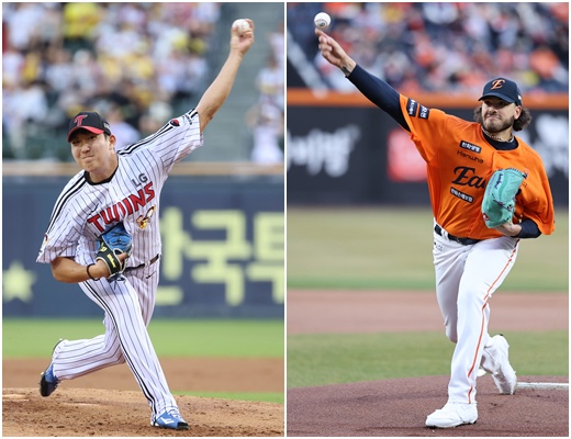 LG vs 한화 한국시리즈 3차전 경기 사진