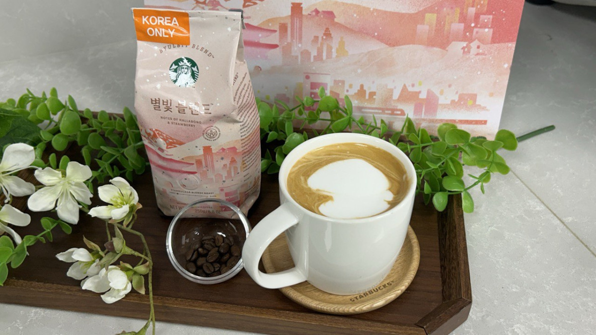 ▲별빛 블렌드로 만든 라떼. (사진=연희진 기자)
