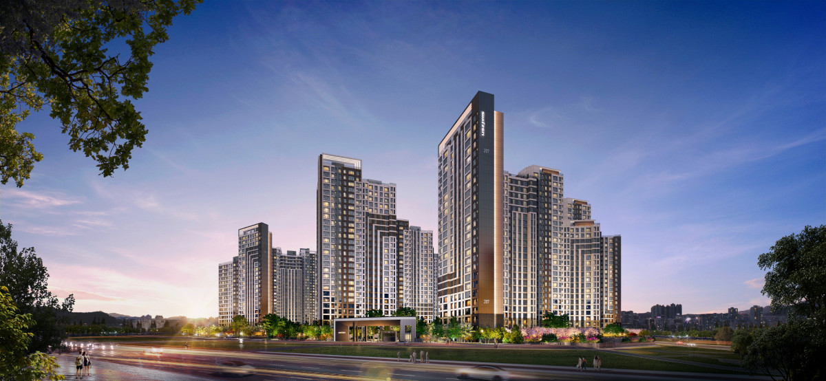 ▲대전 르에브 스위첸 투시도. (사진제공=KCC건설)