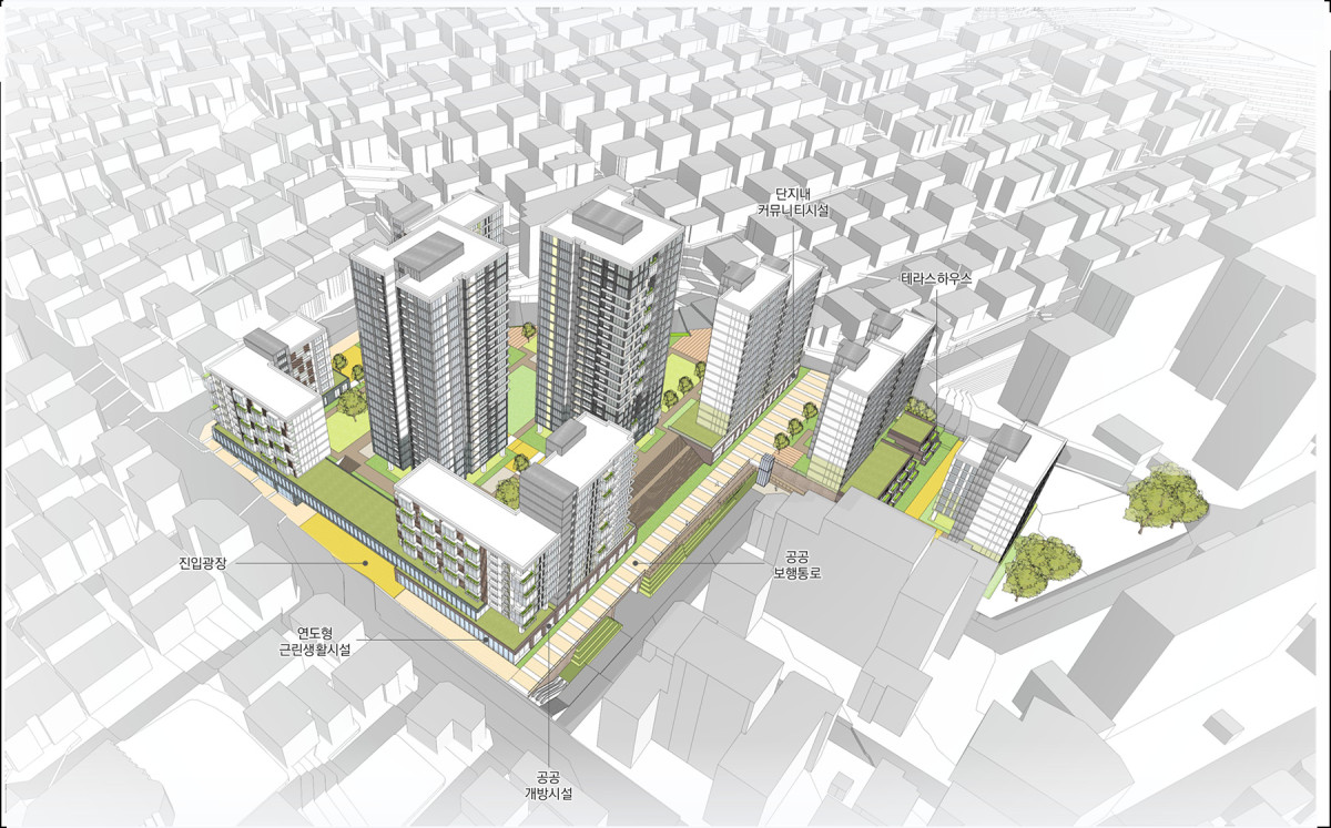 ▲목2동 232번지 일대 조감도 (양천구청)