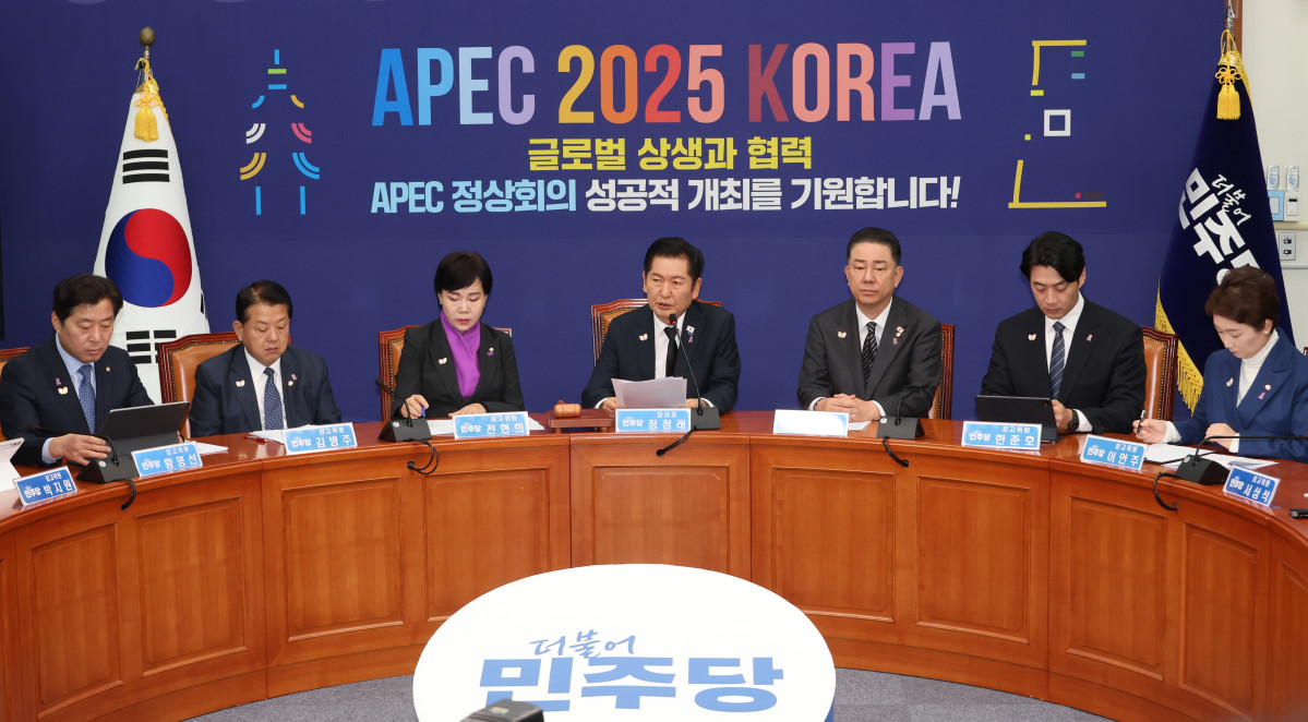 ▲정청래 더불어민주당 대표가 29일 서울 여의도 국회에서 열린 최고위원회의에서 발언하고 있다. (연합뉴스)