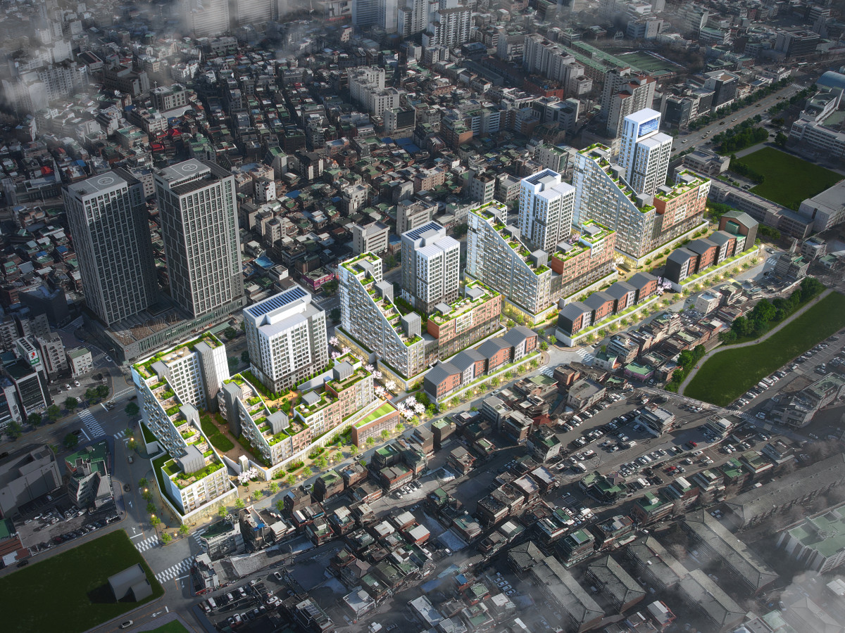 ▲모아타운 공공관리 선도사업지(풍납동 모아타운) 조감도 (SH)