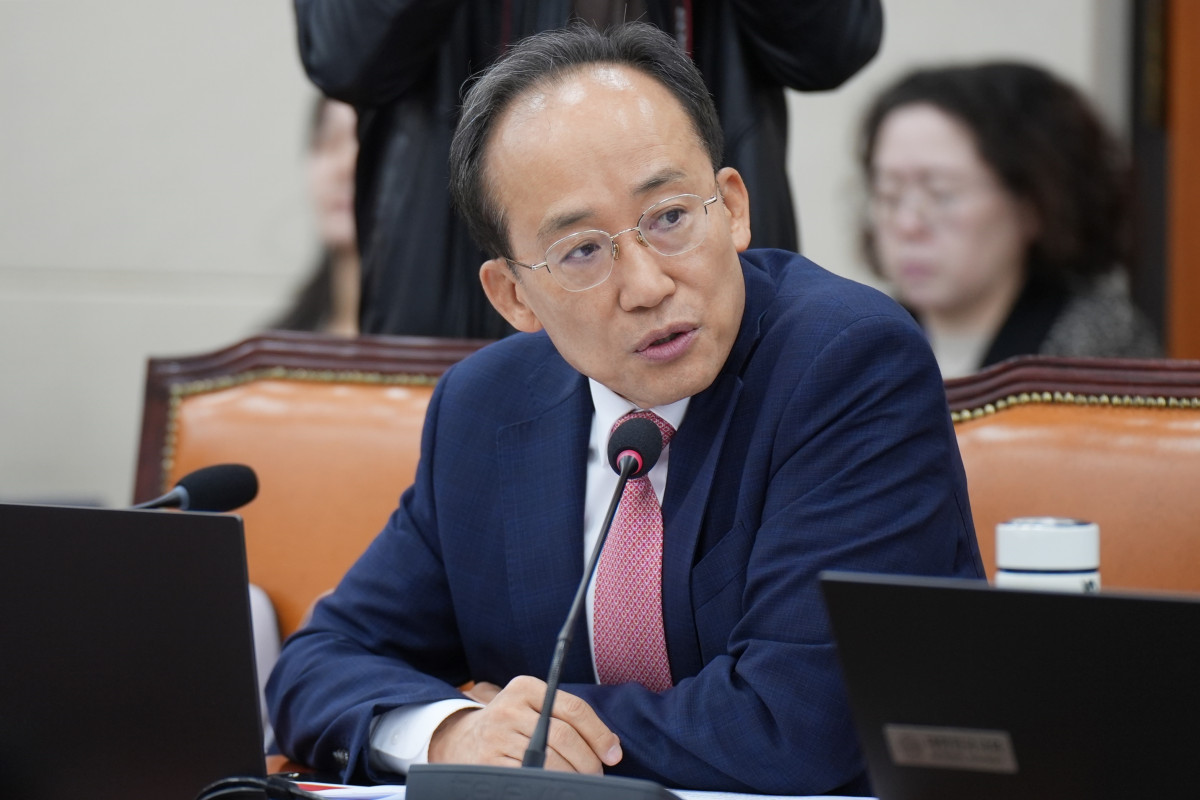 ▲ 추경호 의원이 국회 정무위원회 종합감사에서 질의하고 있다. (사진제공= 추경호 국민의힘 의원실)